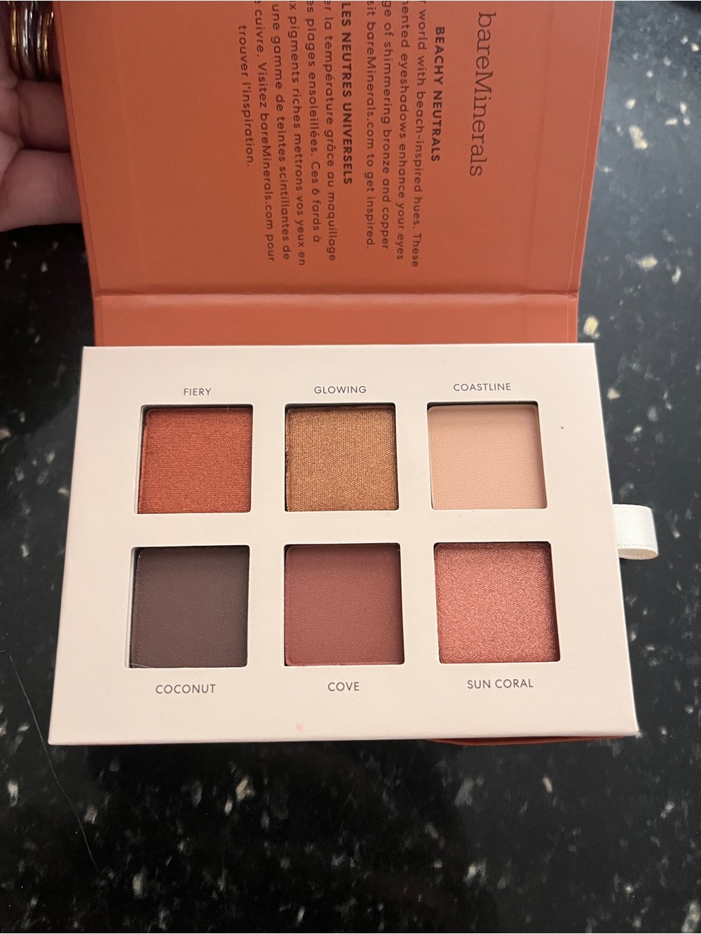 bareMinerals Beachy Neutrals Eyeshadow Palette — Coral, Peach & Gold Tones